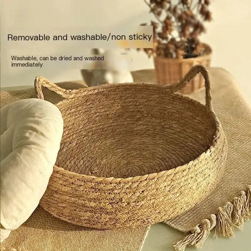 Handmade Vine-Woven  Cat Nest For All Seasons