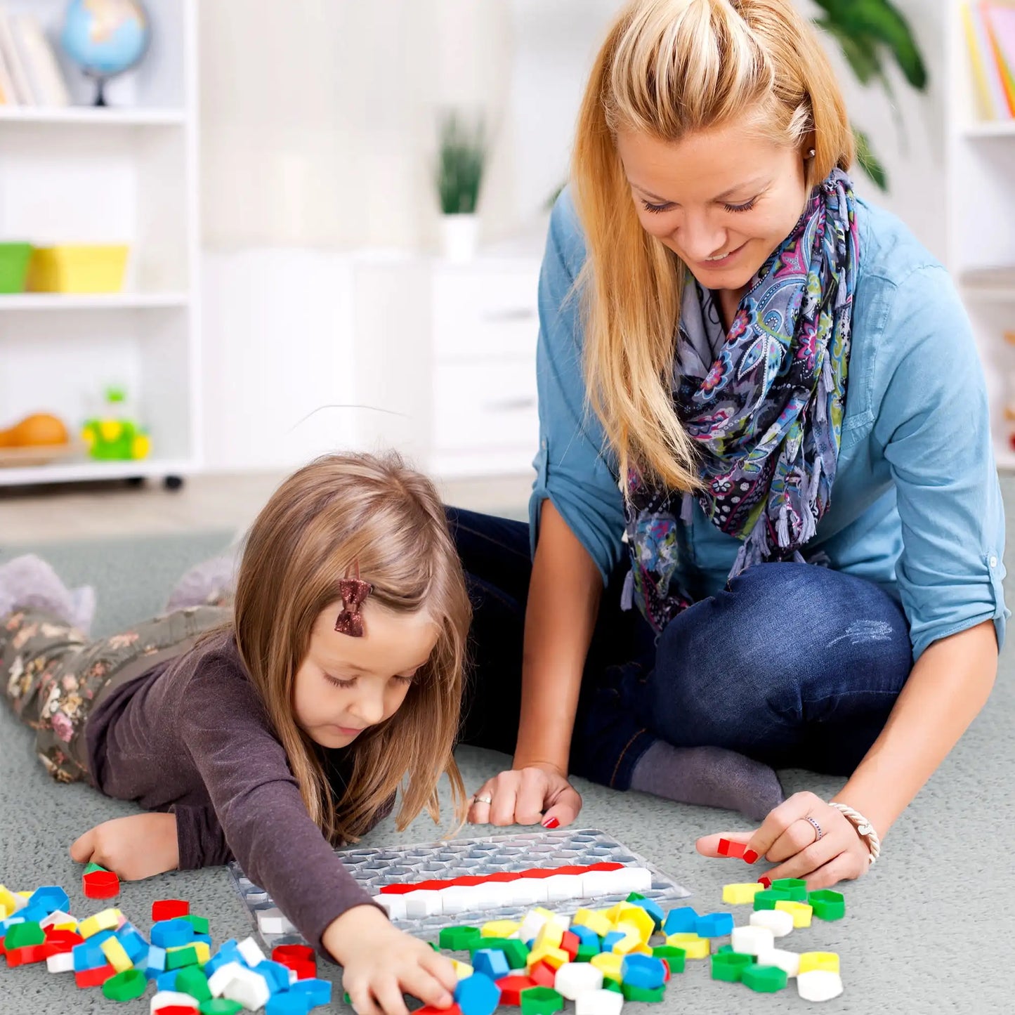 Low Pile Modern Area Rugs, Super Soft Touch, Easy to clean