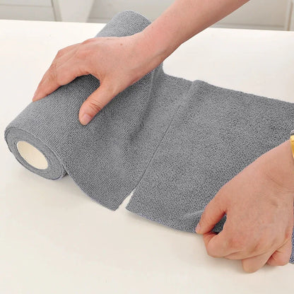 Tear-Off Kitchen Roll 2-Pack - Heavy Duty Reusable Cleaning Cloths