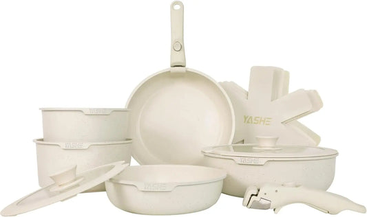 13-Piece Nonstick Granite Cookware Set