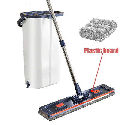 Floor Mop Bucket Separate Clean and Dirty Water