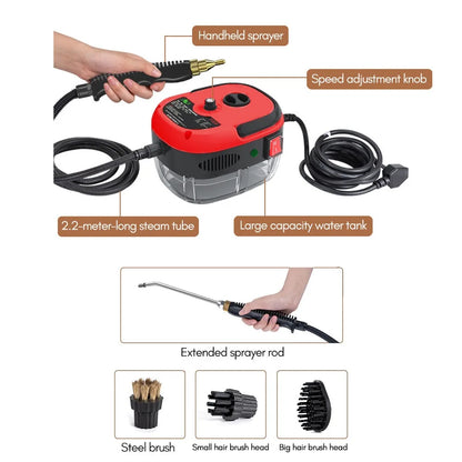 2500W Handheld High Temperature Pressurized Steam Cleaning Machine