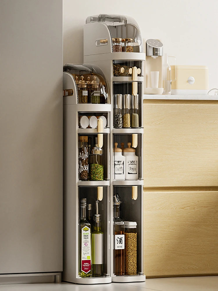 1 Piece Plastic 18Cm Narrow Size Gap Storage Cabinet With Drawer