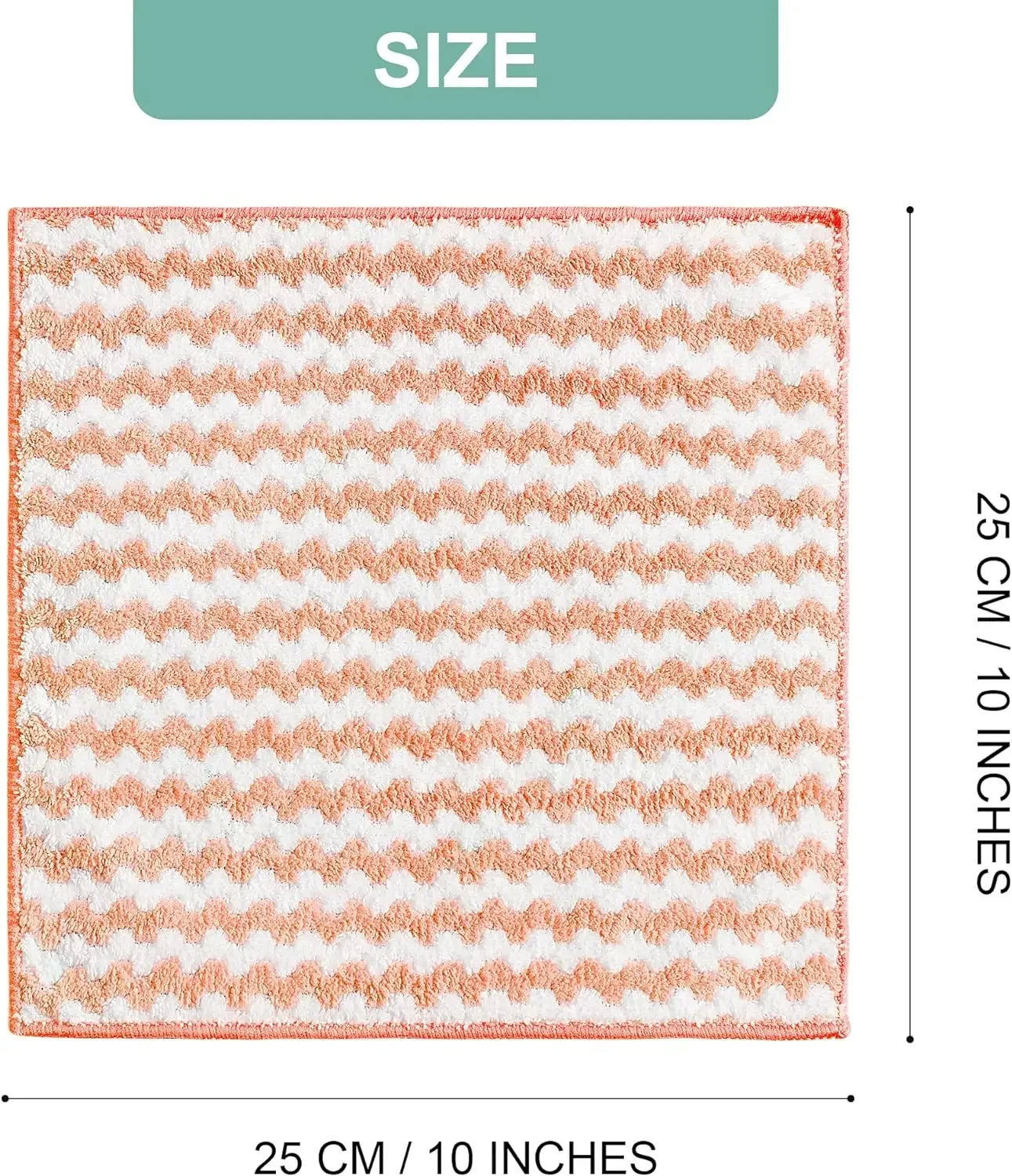 Microfiber Velvet Thickened Dishcloths High Absorbent Wipe Towels