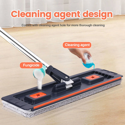 Floor Mop Bucket Separate Clean and Dirty Water