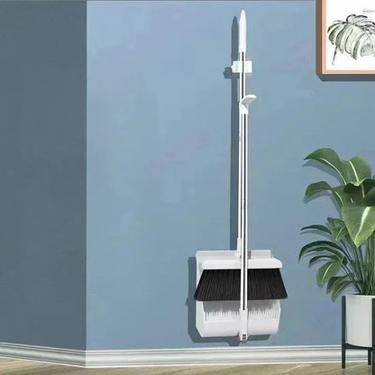 Folding Long Handle Dustpan Broom Set